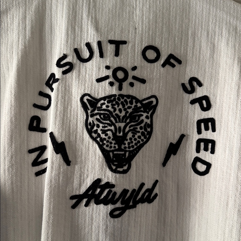 ATWYLD Garage Jacket White and Black Large